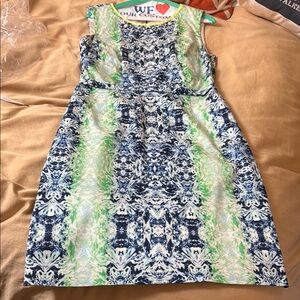 Tahari Multicolor Patterned Dress - Sample